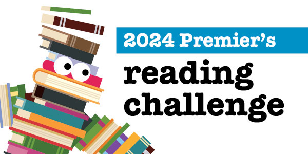 Text says: '2024 Premier's reading challenge'